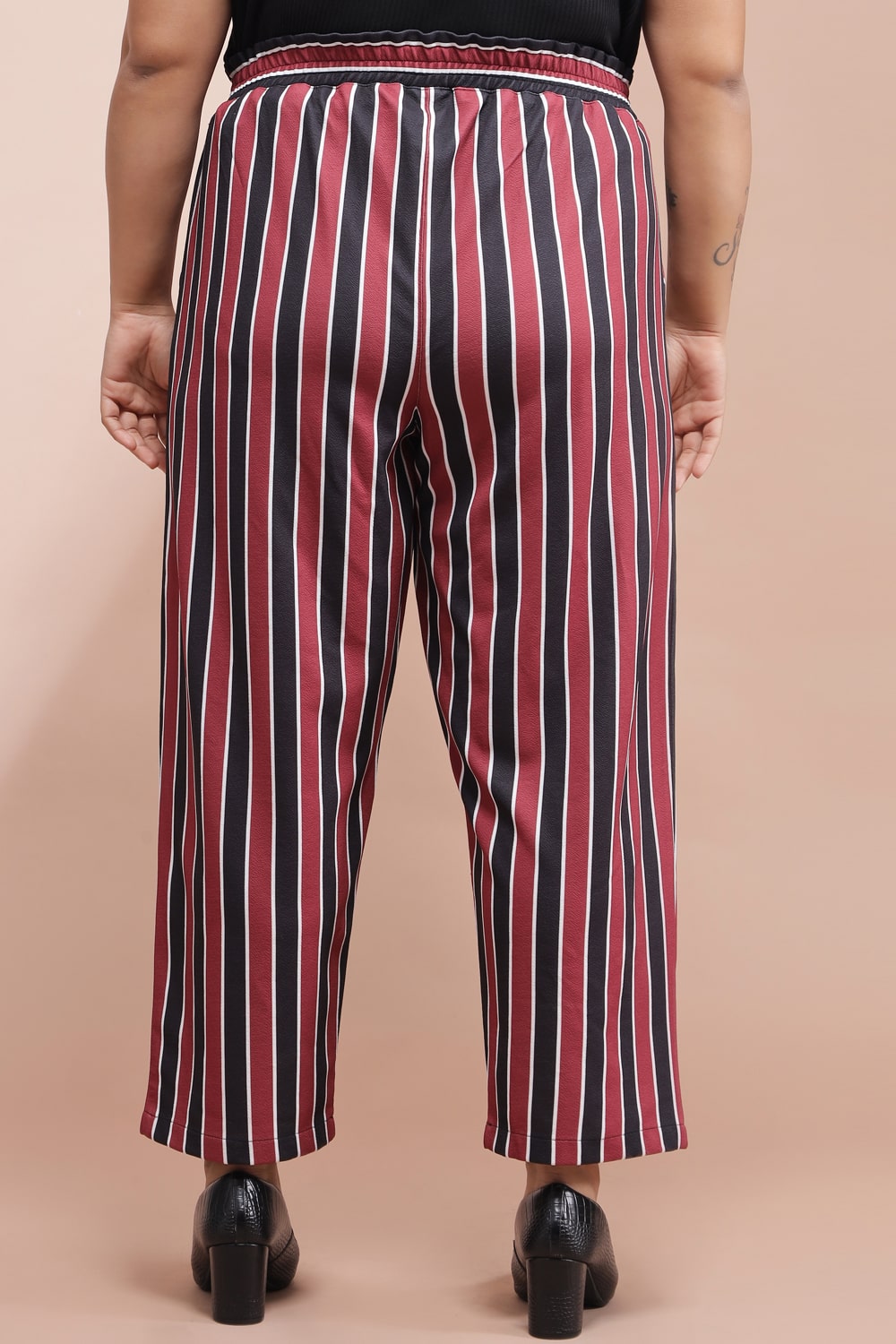 Black Stripe Work Pants - White – BIG BUD PRESS